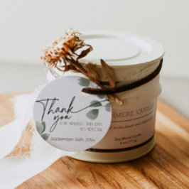 Eucalyptus Greenery Bedankt Sage Green Bedankjes Labels
