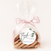 Eucalyptus Greenery Bedankt salie groen Ronde Sticker