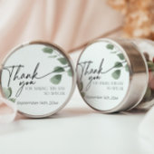 Eucalyptus Greenery Bedankt salie groen Ronde Sticker