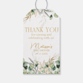 Eucalyptus Greenery Bedankt voor je cadeau Cadeaulabel