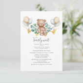 Eucalyptus Greenery Beer Couples Baby shower Kaart (Staand voorkant)