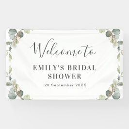 Eucalyptus Greenery Bloemen vrijgezellenfeest Welk Spandoek