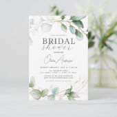 Eucalyptus Greenery Boho Rustiek Vrijgezellenfeest Kaart (Staand voorkant)