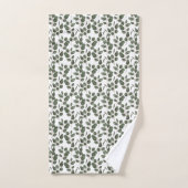 Eucalyptus Greenery Botanical Bath Towel Set Bad Handdoek (Handdoek)