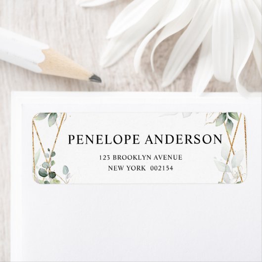 Eucalyptus Greenery Botanical Geometric Wedding La Etiket (Insitu)