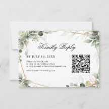 Eucalyptus Greenery Botanical Geometric Wedding RS