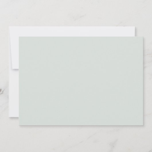 Eucalyptus Greenery Botanical Geometric Wedding Sa Save The Date (Achterkant)