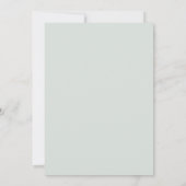 Eucalyptus Greenery Botanical Geometric Wedding Save The Date (Achterkant)