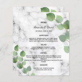 Eucalyptus greenery botanical marble (Voorkant / Achterkant)