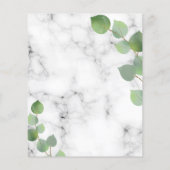 Eucalyptus greenery botanical marble (Achterkant)