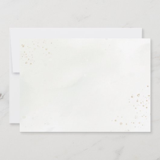 Eucalyptus Greenery Botanical Rehearsal Dinner Kaart (Achterkant)