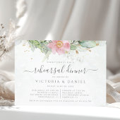 Eucalyptus Greenery Botanical Rehearsal Dinner Kaart