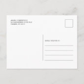 Eucalyptus Greenery Botanical Script Vrijgezellenf Uitnodiging Briefkaart (Achterkant)