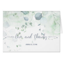 Eucalyptus Greenery Botanical Weddenschap Bedankt