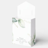 Eucalyptus Greenery Botanical Wedding Bedankdoosjes (Geopend)
