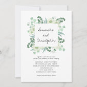 Eucalyptus Greenery Botanicals Weddenschap (Voorkant)