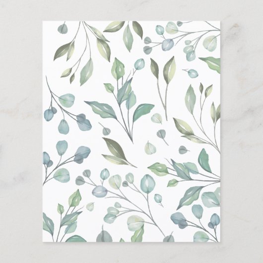 Eucalyptus Greenery Bridal Shower (Achterkant)