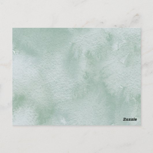 Eucalyptus Greenery Bridal Shower Briefkaart (Achterkant)