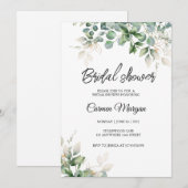 Eucalyptus Greenery Bridal Shower Kaart (Voorkant / Achterkant)