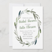Eucalyptus Greenery Bridal Shower Kaart (Voorkant)
