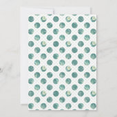 Eucalyptus Greenery Bridal Shower-uitnodiging Kaart (Achterkant)