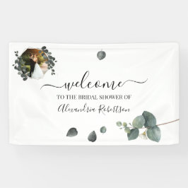 Eucalyptus Greenery Bridal Wedding Shower Welkom  Spandoek