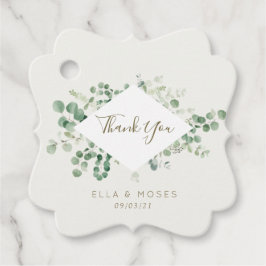 eucalyptus greenery bruiloft bedankjes labels