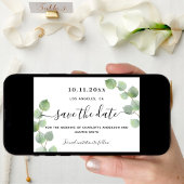 Eucalyptus greenery bruiloft met uitzondering van  save the date