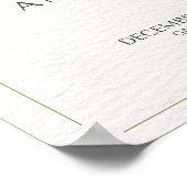 Eucalyptus greenery bruiloft welkom bord poster (Hoek)