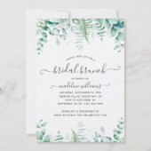 Eucalyptus Greenery Brunch Vrijgezellenfeest Kaart (Voorkant)