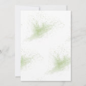 Eucalyptus Greenery Bubble & Brews Couples Shower Kaart (Achterkant)