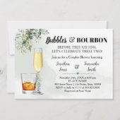 Eucalyptus Greenery Bubbles & Bourbon Shower Kaart (Voorkant)