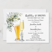 Eucalyptus greenery bubbles & brews rehearings kaart (Voorkant)