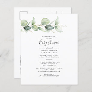 Eucalyptus Greenery Budget Couples Baby shower