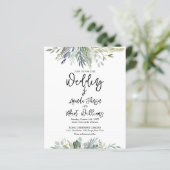 Eucalyptus Greenery Budget Weddenschap (Staand voorkant)