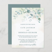 Eucalyptus Greenery Budget Weddenschap (Voorkant / Achterkant)