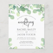 Eucalyptus Greenery Budget Weddenschap (Voorkant)