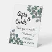 Eucalyptus Greenery Cadeaus & Kaarten Reclamebord Met Voetstuk (Voorkant)