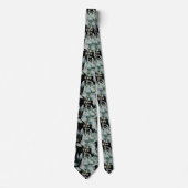 Eucalyptus Greenery Classic Formal Floral Neck Tie Stropdas (Voorkant)