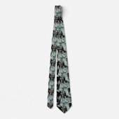 Eucalyptus Greenery Classic Formal Floral Neck Tie Stropdas (Achterkant)