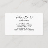 Eucalyptus Greenery Consultant Visitekaartje (Achterkant)