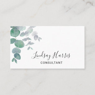 Eucalyptus Greenery Consultant Visitekaartje