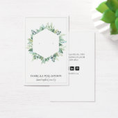  Eucalyptus Greenery die Display Kaarten veroudert Visitekaartje (Bureau)