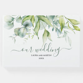 Eucalyptus greenery elegance vers ontwerp gastenboek