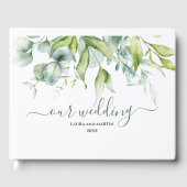 Eucalyptus greenery elegance vers ontwerp gastenboek (Voorkant)