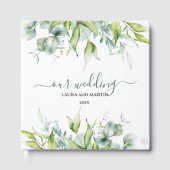 Eucalyptus greenery elegance vers ontwerp gastenboek (Voorkant)