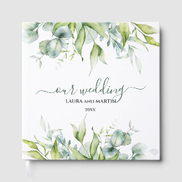 Eucalyptus greenery elegance vers ontwerp gastenboek