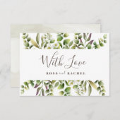 Eucalyptus Greenery Elegant (Voorkant / Achterkant)