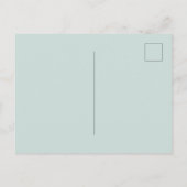 Eucalyptus greenery elegant bruiloft briefkaart (Achterkant)