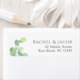 Eucalyptus Greenery Elegant & Modern Weddenschap L Etiket